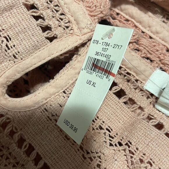 NWT- Aerie - M & XL. Crochet Knit Crop Top - Picture 5 of 5